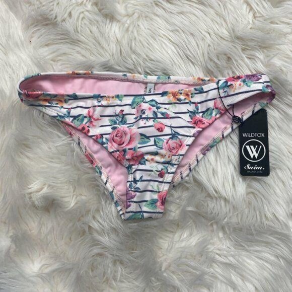 Wildfox Floral Print Bikini Bottom - Picture 1 of 4